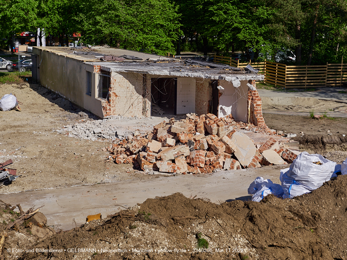11.05.2022 - Baustelle am Haus für Kinder in Neuperlach